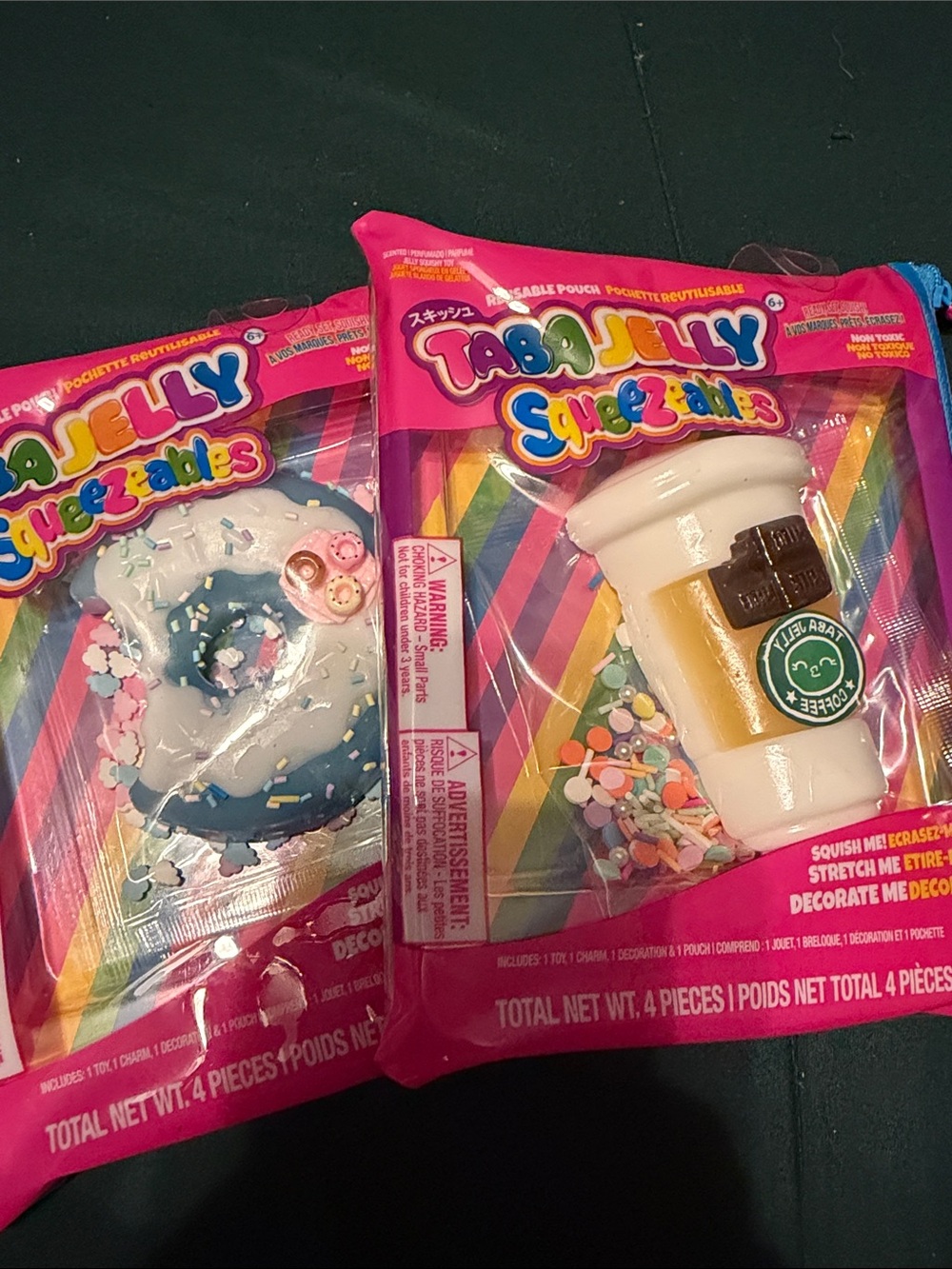 ❤️TABAJELLY SQUEEZABLES 🍩DONUT AND COFFEE ☕️ 2 for 20